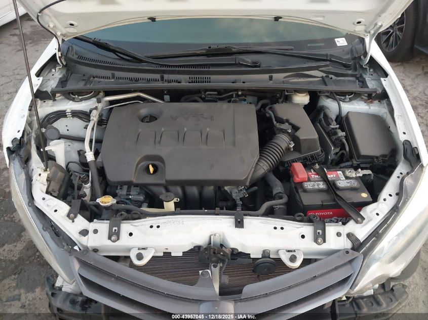 2016 Toyota Corolla Le VIN: 2T1BURHE1GC594387 Lot: 43957045