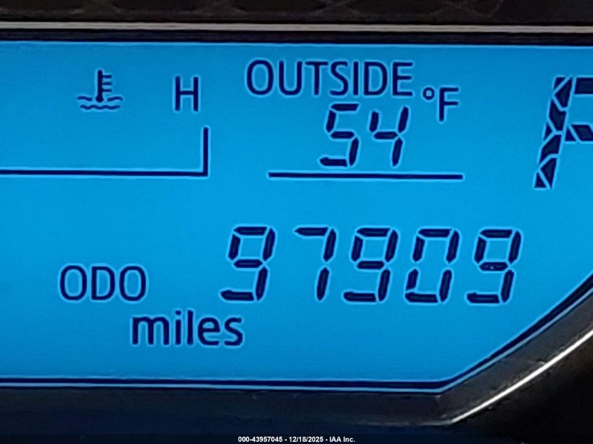 2016 Toyota Corolla Le VIN: 2T1BURHE1GC594387 Lot: 43957045