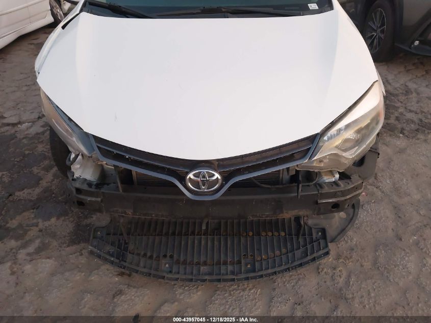 2016 Toyota Corolla Le VIN: 2T1BURHE1GC594387 Lot: 43957045