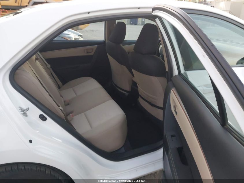 2016 Toyota Corolla Le VIN: 2T1BURHE1GC594387 Lot: 43957045