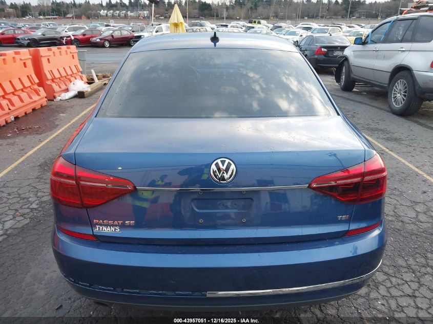 2017 Volkswagen Passat 1.8T Se VIN: 1VWBT7A32HC021411 Lot: 43957051