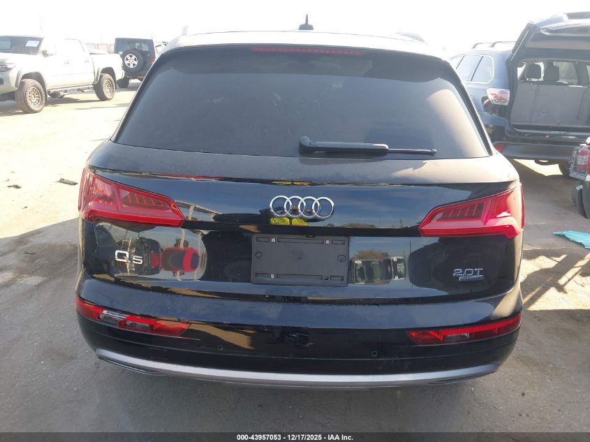 2018 Audi Q5 2.0T Premium/2.0T Tech Premium VIN: WA1BNAFY7J2006567 Lot: 43957053