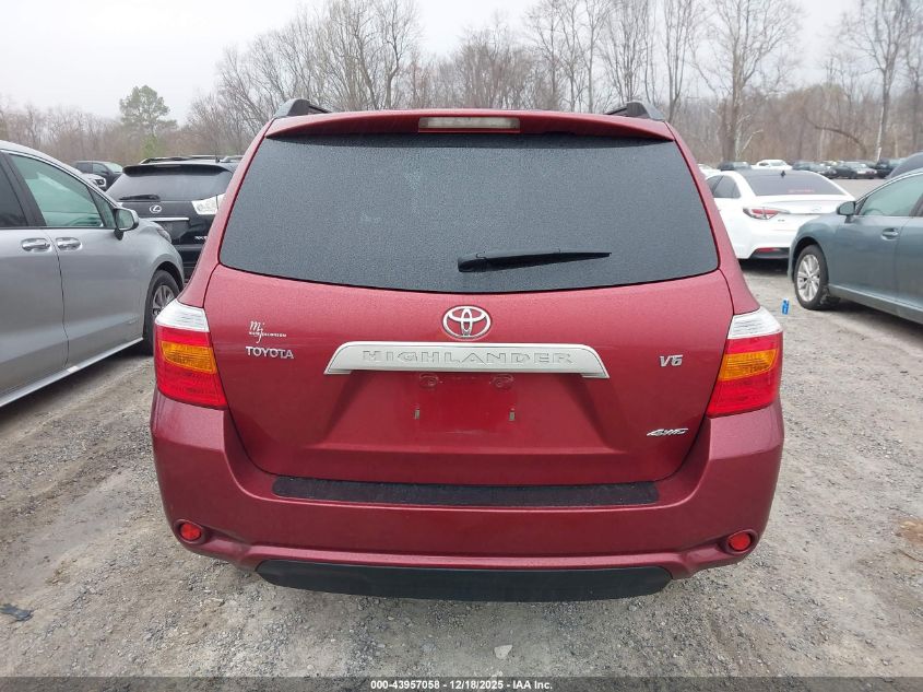 2008 Toyota Highlander VIN: JTEES41A082089479 Lot: 43957058