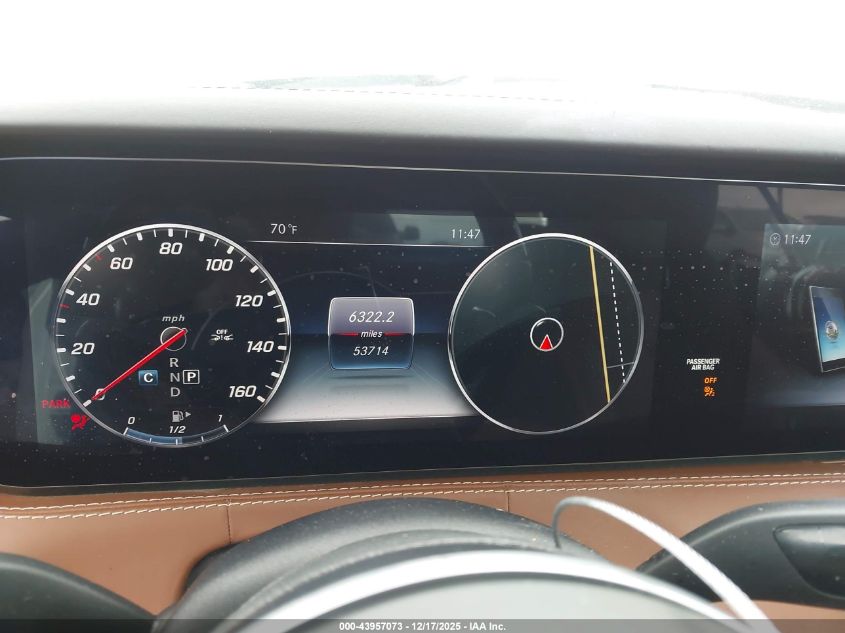 2019 Mercedes-Benz S 560 4Matic VIN: WDDXJ8GB6KA036117 Lot: 43957073