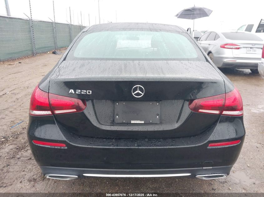 2019 Mercedes-Benz A 220 VIN: WDD3G4EB7KW022559 Lot: 43957076