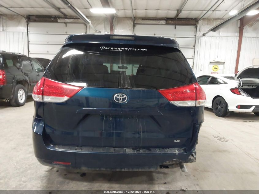 2011 Toyota Sienna Le V6 VIN: 5TDKK3DC5BS167608 Lot: 43957089