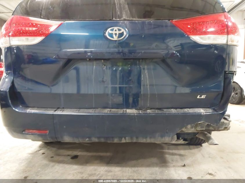 2011 Toyota Sienna Le V6 VIN: 5TDKK3DC5BS167608 Lot: 43957089