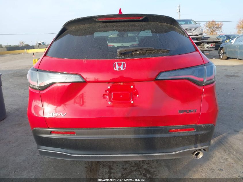 2025 Honda Hr-V Sport VIN: 3CZRZ2H56SM788866 Lot: 43957091