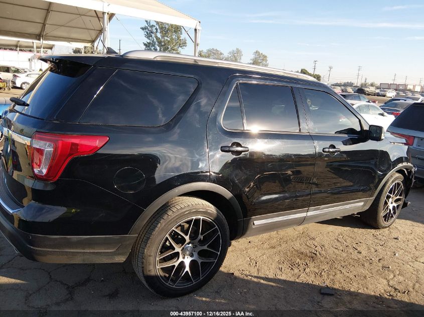 2018 Ford Explorer Xlt VIN: 1FM5K7D83JGC28149 Lot: 43957100
