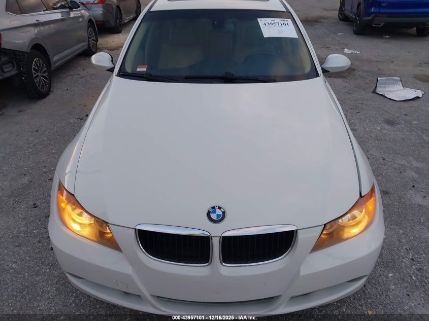 2008 BMW 328I VIN: WBAVA33578P142163 Lot: 43957101