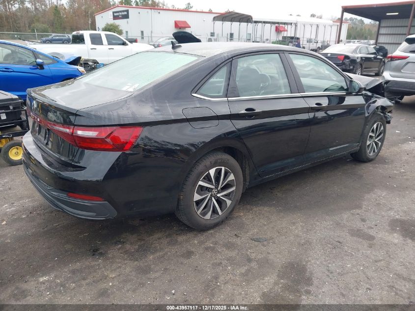 2025 Volkswagen Jetta 1.5T S VIN: 3VW5X7BU1SM039686 Lot: 43957117