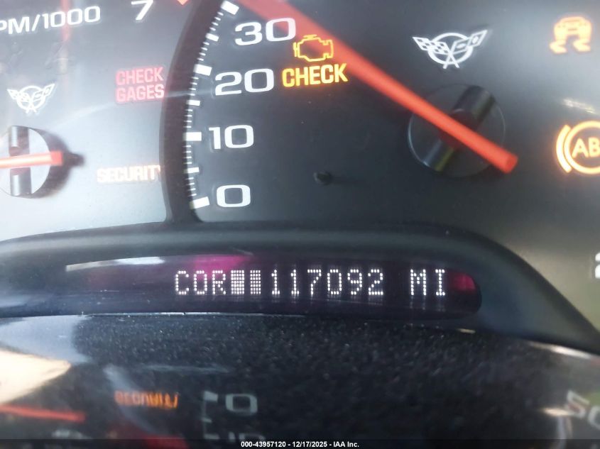 1999 Chevrolet Corvette VIN: 1G1YY22G1X5104567 Lot: 43957120