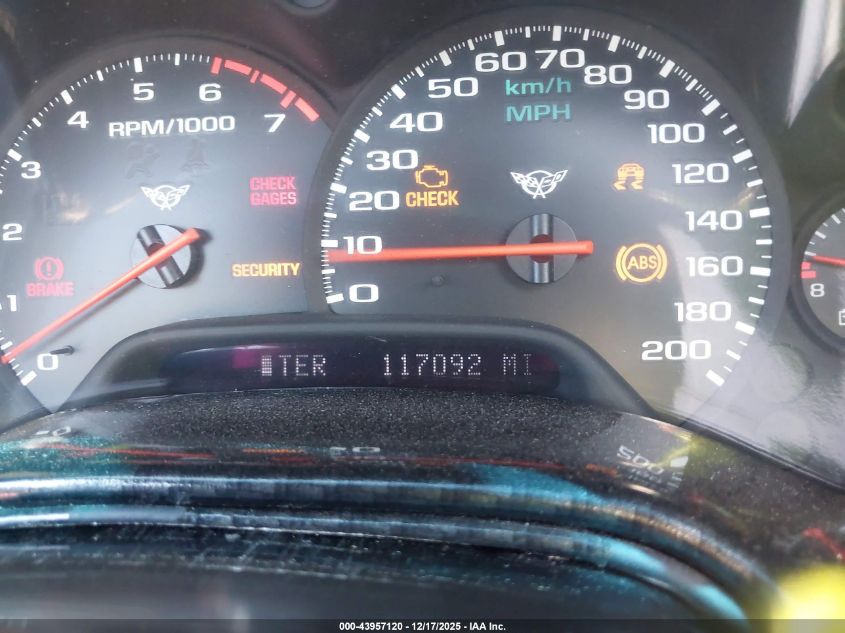 1999 Chevrolet Corvette VIN: 1G1YY22G1X5104567 Lot: 43957120