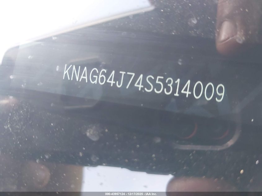 2025 Kia K5 Gt-Line VIN: KNAG64J74S5314009 Lot: 43957124