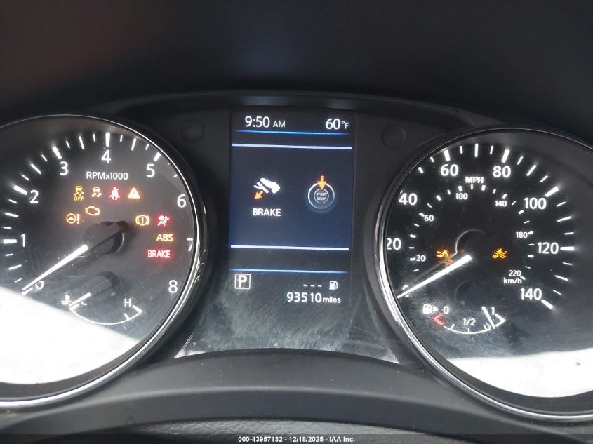 2020 Nissan Rogue Sl Fwd VIN: 5N1AT2MTXLC816983 Lot: 43957132