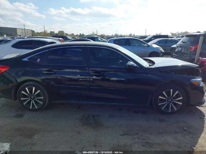 2022 Honda Civic Ex VIN: 2HGFE1F75NH323762 Lot: 43957138