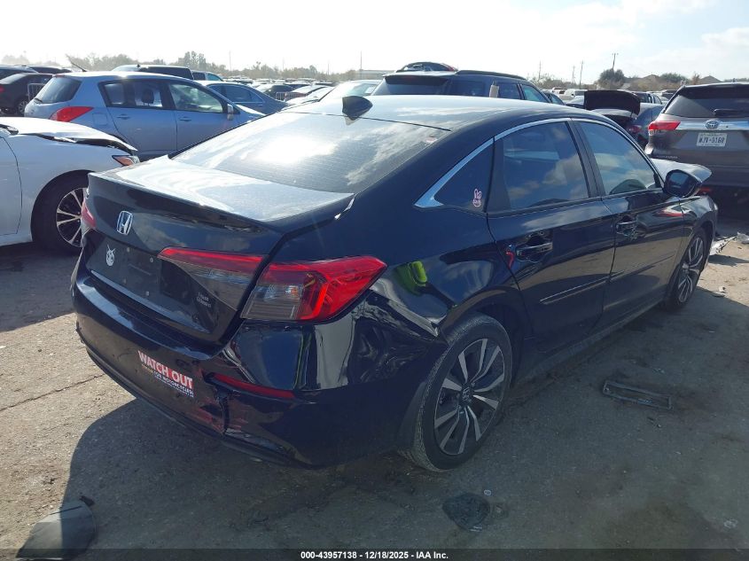 2022 Honda Civic Ex VIN: 2HGFE1F75NH323762 Lot: 43957138