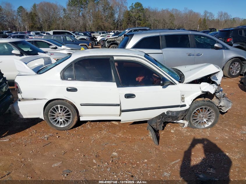 1998 Honda Civic Lx VIN: 2HGEJ6574WH613305 Lot: 43957146