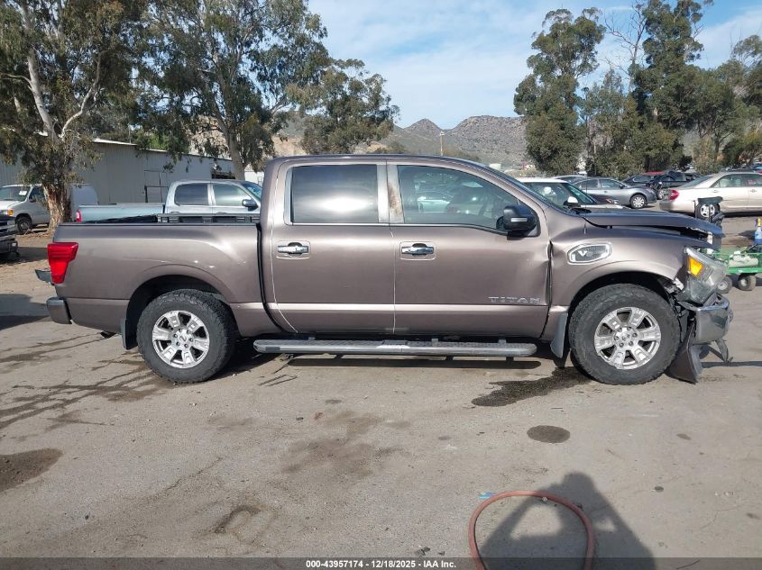 2017 Nissan Titan Sv VIN: 1N6AA1E68HN505171 Lot: 43957174
