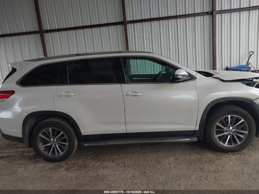 2019 Toyota Highlander Xle VIN: 5TDKZRFH0KS566014 Lot: 43957175