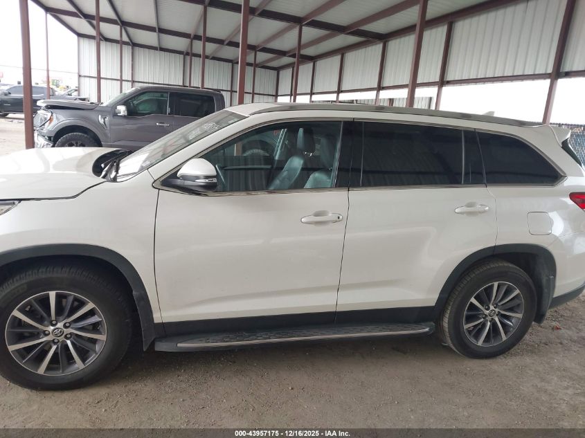 2019 Toyota Highlander Xle VIN: 5TDKZRFH0KS566014 Lot: 43957175