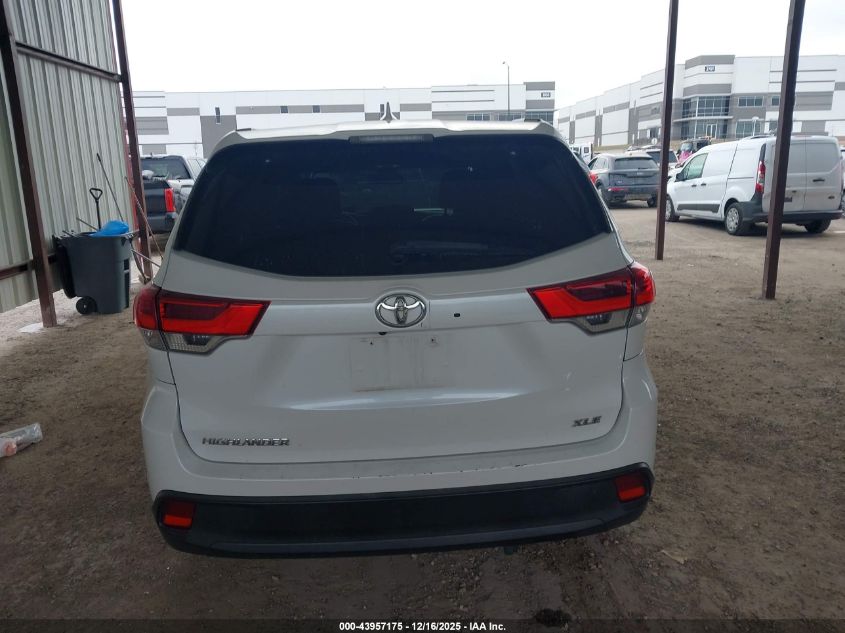 2019 Toyota Highlander Xle VIN: 5TDKZRFH0KS566014 Lot: 43957175