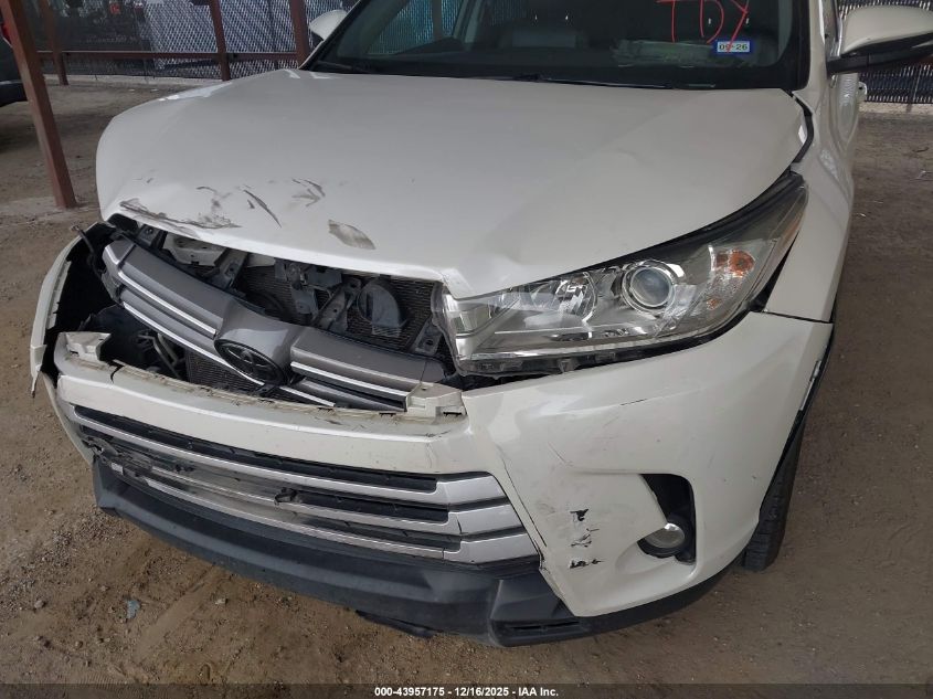 2019 Toyota Highlander Xle VIN: 5TDKZRFH0KS566014 Lot: 43957175