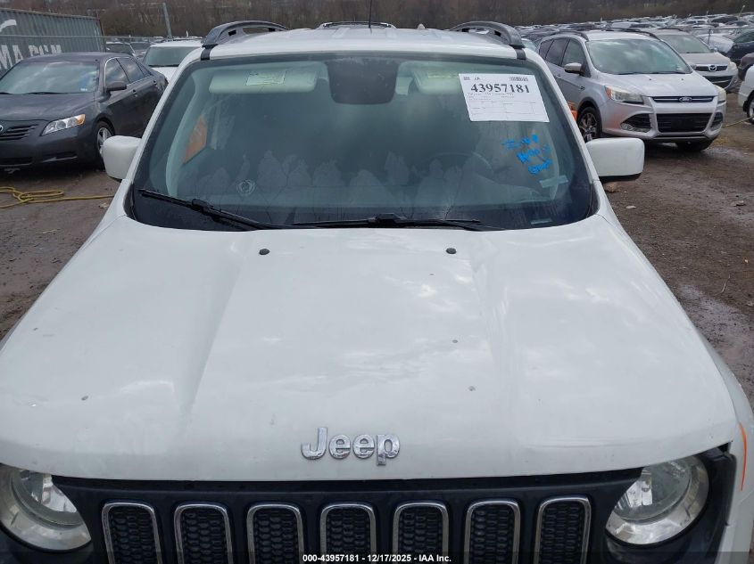 2018 Jeep Renegade Latitude Fwd VIN: ZACCJABB3JPH47540 Lot: 43957181