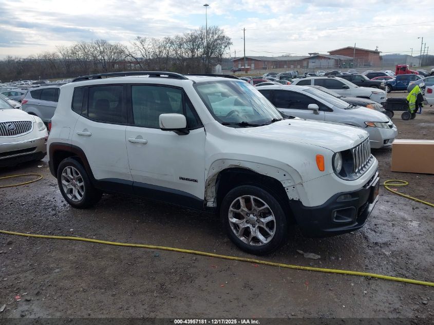 2018 Jeep Renegade Latitude Fwd VIN: ZACCJABB3JPH47540 Lot: 43957181