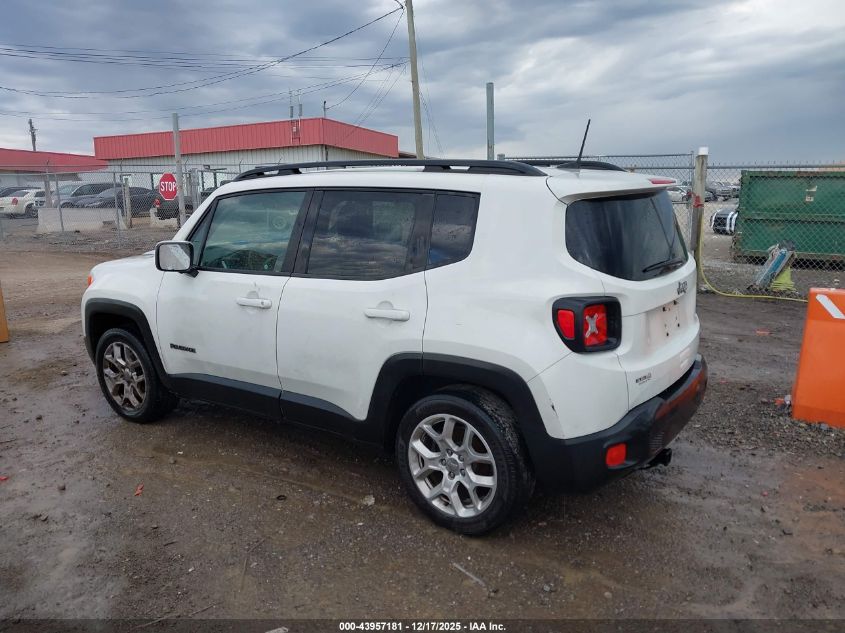 2018 Jeep Renegade Latitude Fwd VIN: ZACCJABB3JPH47540 Lot: 43957181