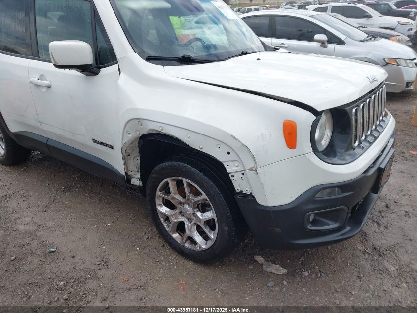 2018 Jeep Renegade Latitude Fwd VIN: ZACCJABB3JPH47540 Lot: 43957181