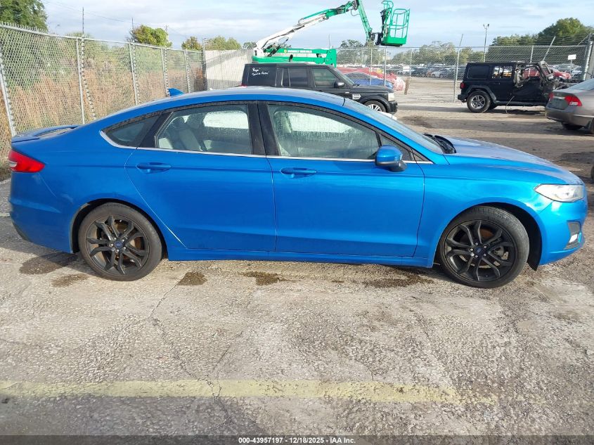2019 Ford Fusion Se VIN: 3FA6P0HD4KR114329 Lot: 43957197