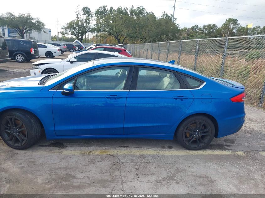 2019 Ford Fusion Se VIN: 3FA6P0HD4KR114329 Lot: 43957197
