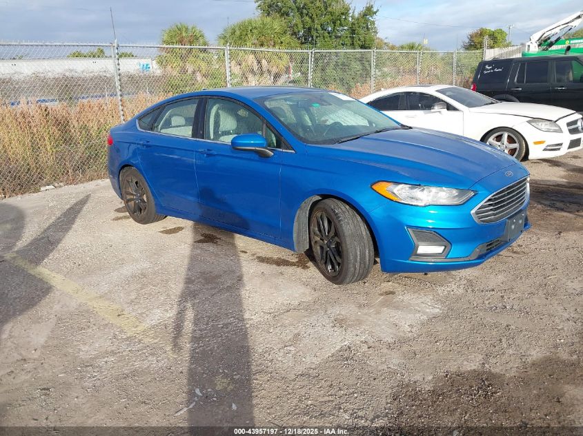 2019 Ford Fusion Se VIN: 3FA6P0HD4KR114329 Lot: 43957197