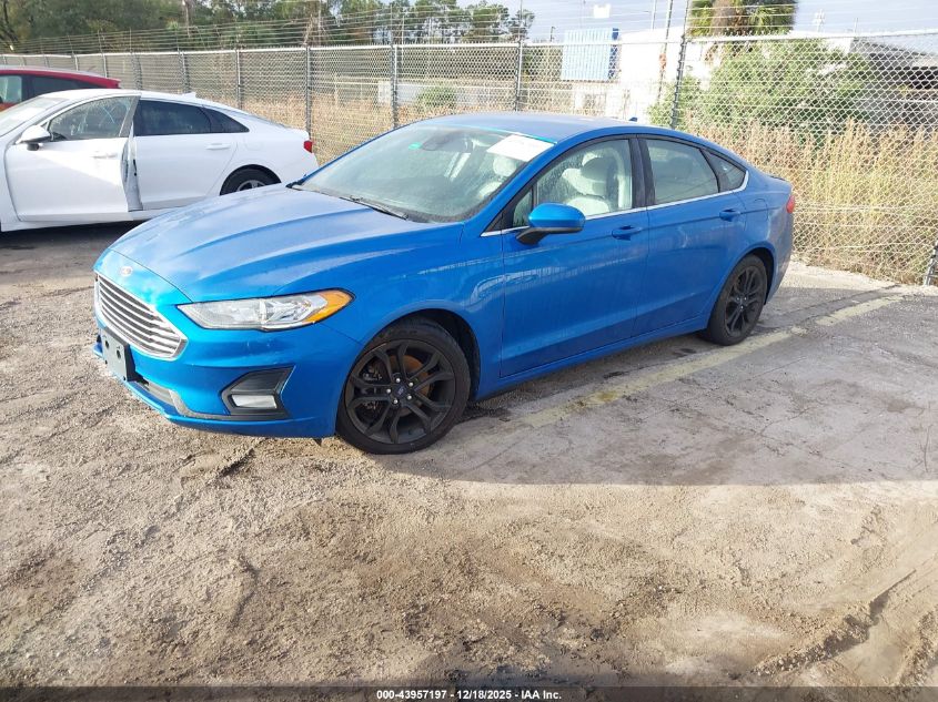 2019 Ford Fusion Se VIN: 3FA6P0HD4KR114329 Lot: 43957197