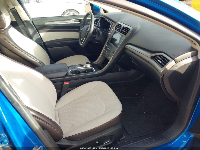 2019 Ford Fusion Se VIN: 3FA6P0HD4KR114329 Lot: 43957197