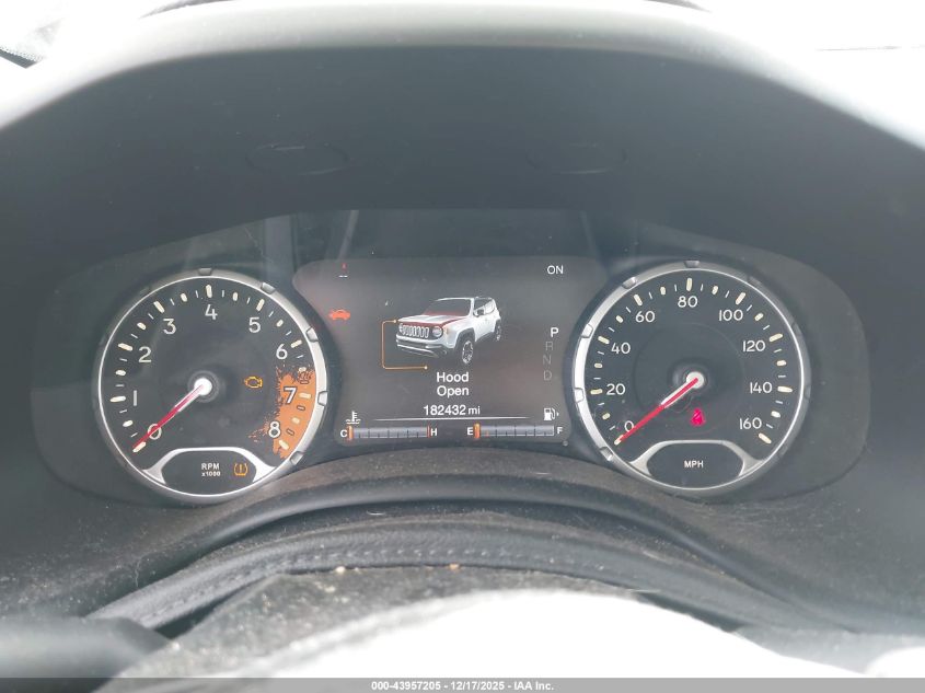 2016 Jeep Renegade Trailhawk VIN: ZACCJBCT2GPD99526 Lot: 43957205