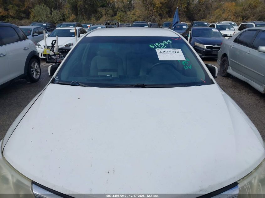 2012 Toyota Camry Le VIN: 4T1BF1FK3CU515685 Lot: 43957210