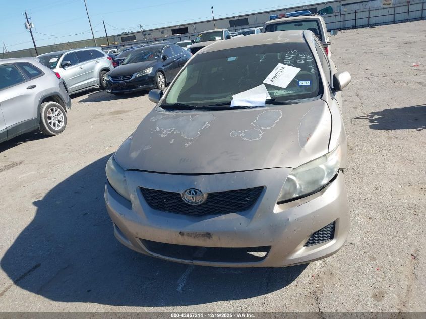 2010 Toyota Corolla Le VIN: 1NXBU4EE8AZ304143 Lot: 43957214