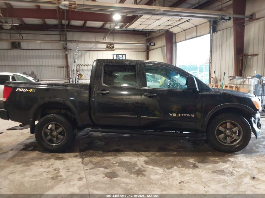 2015 Nissan Titan Pro-4X VIN: 1N6BA0EC7FN504238 Lot: 43957219