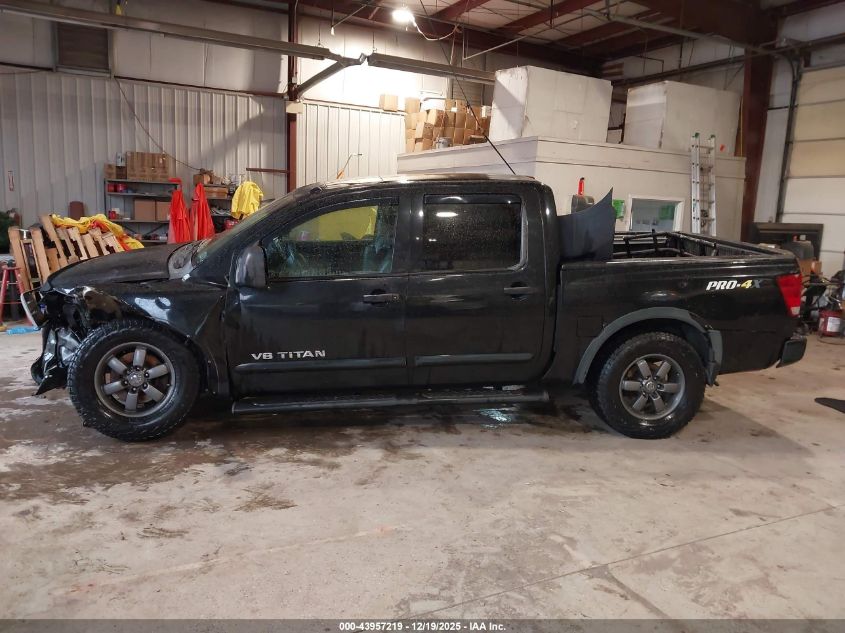 2015 Nissan Titan Pro-4X VIN: 1N6BA0EC7FN504238 Lot: 43957219