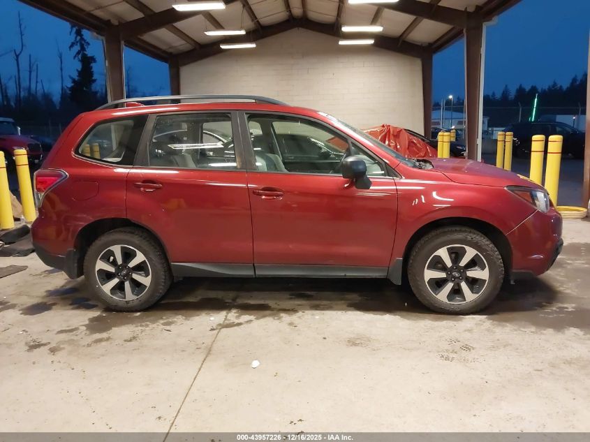 2018 Subaru Forester 2.5I VIN: JF2SJABC0JH576856 Lot: 43957226