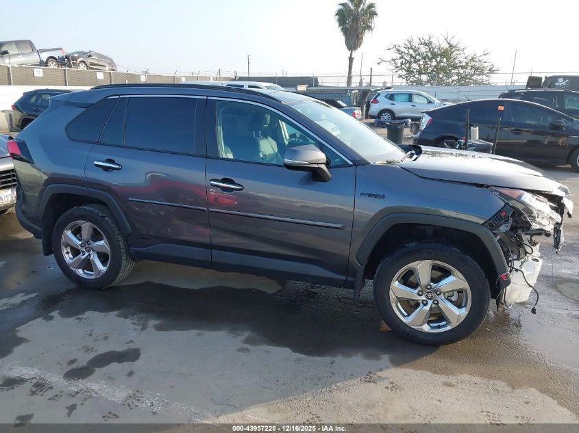 2021 Toyota Rav4 Hybrid Limited VIN: 4T3D6RFV2MU050794 Lot: 43957228