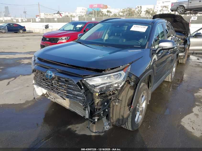 2021 Toyota Rav4 Hybrid Limited VIN: 4T3D6RFV2MU050794 Lot: 43957228