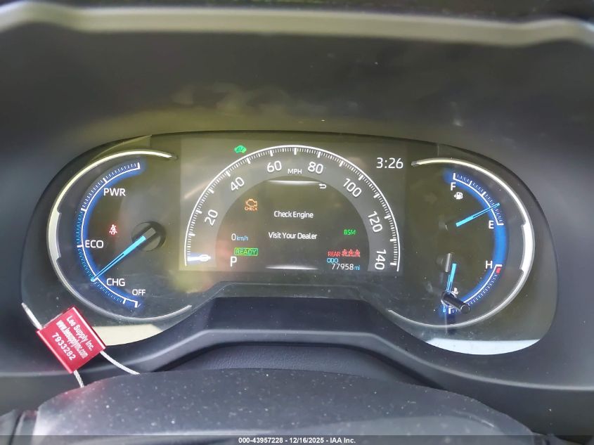 2021 Toyota Rav4 Hybrid Limited VIN: 4T3D6RFV2MU050794 Lot: 43957228