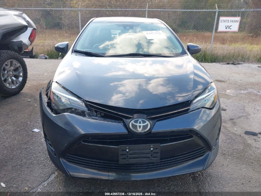 2019 Toyota Corolla Le VIN: 5YFBURHE9KP869870 Lot: 43957236