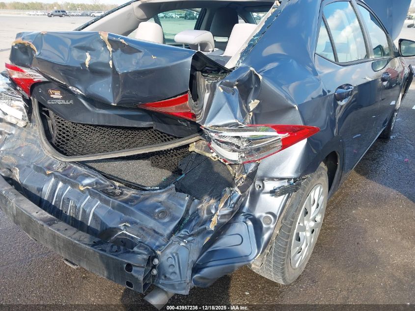 2019 Toyota Corolla Le VIN: 5YFBURHE9KP869870 Lot: 43957236