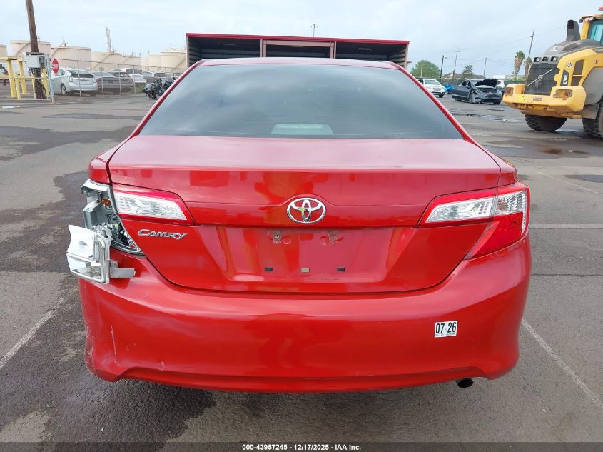 2012 Toyota Camry L VIN: 4T1BF1FKXCU549607 Lot: 43957245