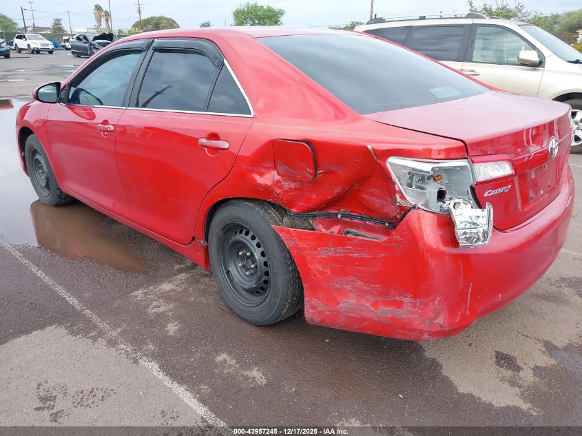 2012 Toyota Camry L VIN: 4T1BF1FKXCU549607 Lot: 43957245