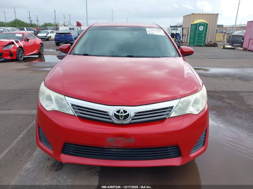 2012 Toyota Camry L VIN: 4T1BF1FKXCU549607 Lot: 43957245